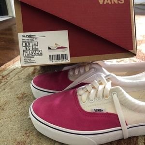 Vans Era Platform suede & baby corduroy